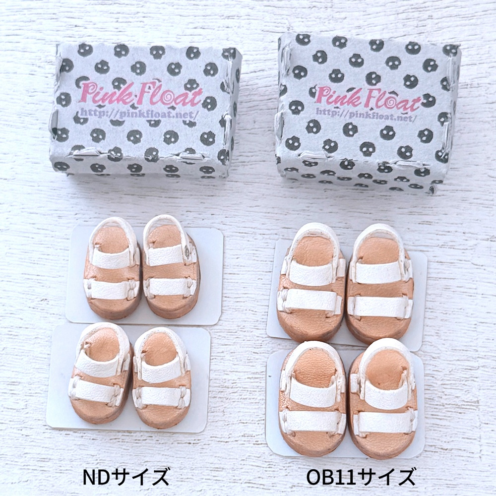 【受注】OB11/NDどーるサイズ・マグネット内蔵 厚底サンダル