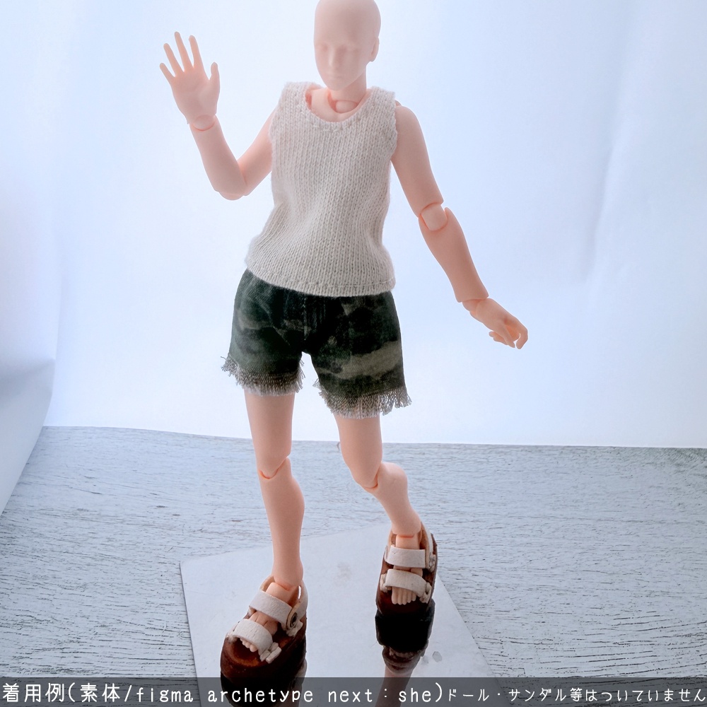 【受注制作】OB11/NDサイズ・フリンジ・ヘム・ショートパンツ