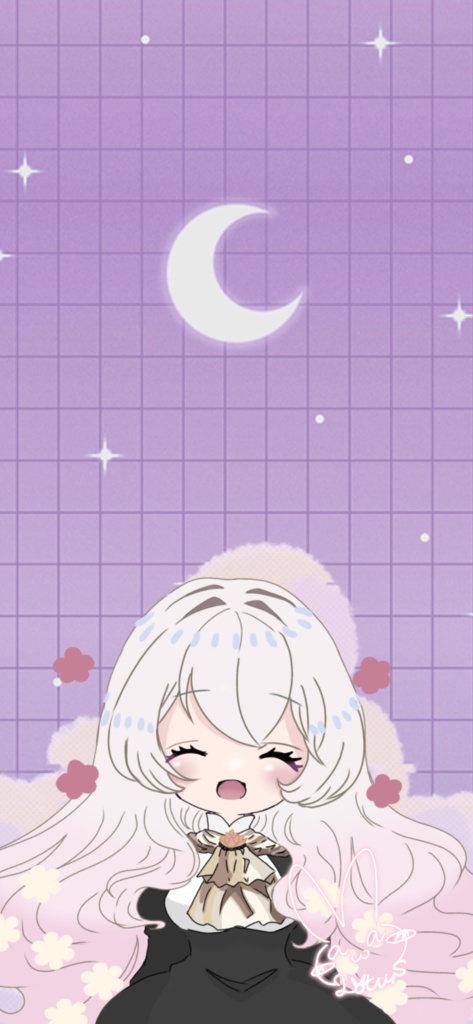 iPhone待ち受け【ちびキャラ・笑顔】