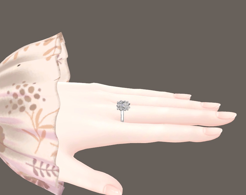 Necklace & earring & ring for manuka