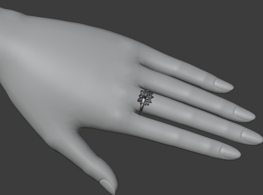 Necklace & earring & ring for manuka