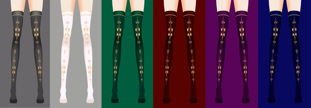[Royal Stockings] (6 Colors)