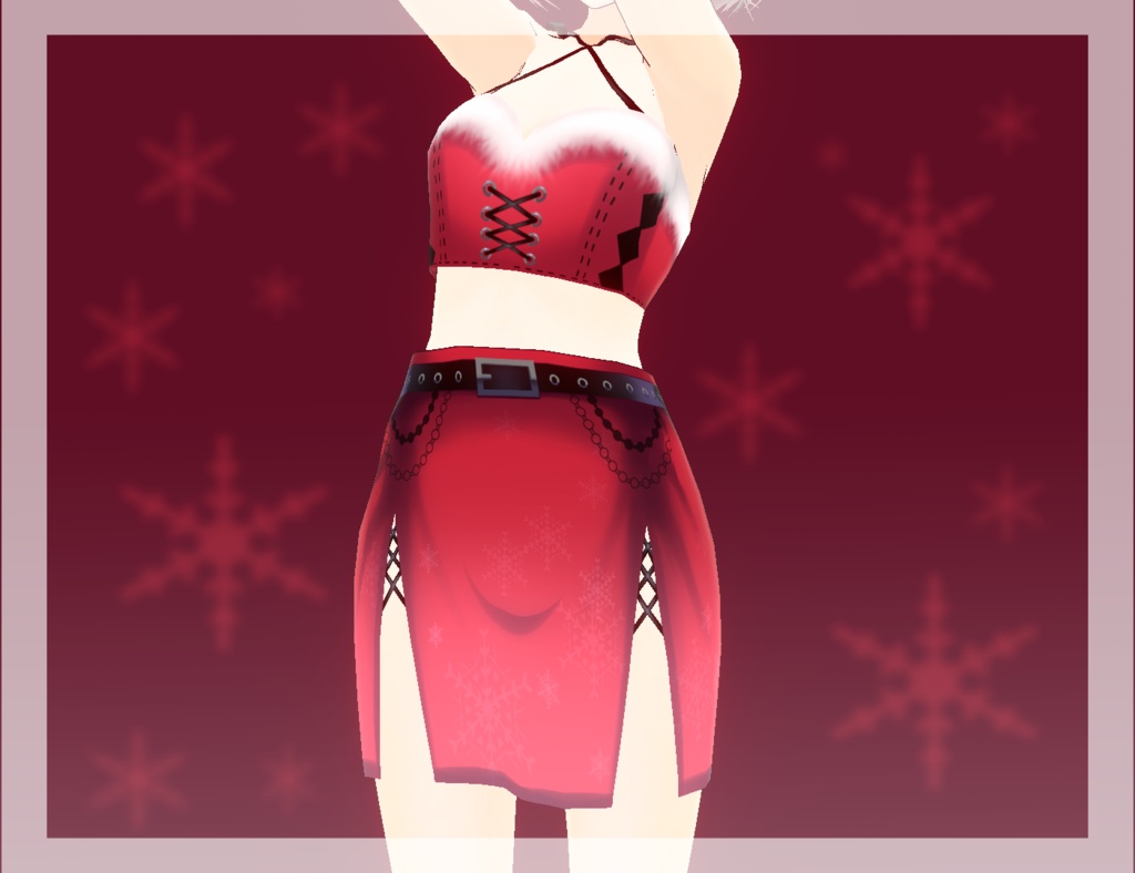 [ Vroid Chirstmas Dress 2.0 ]