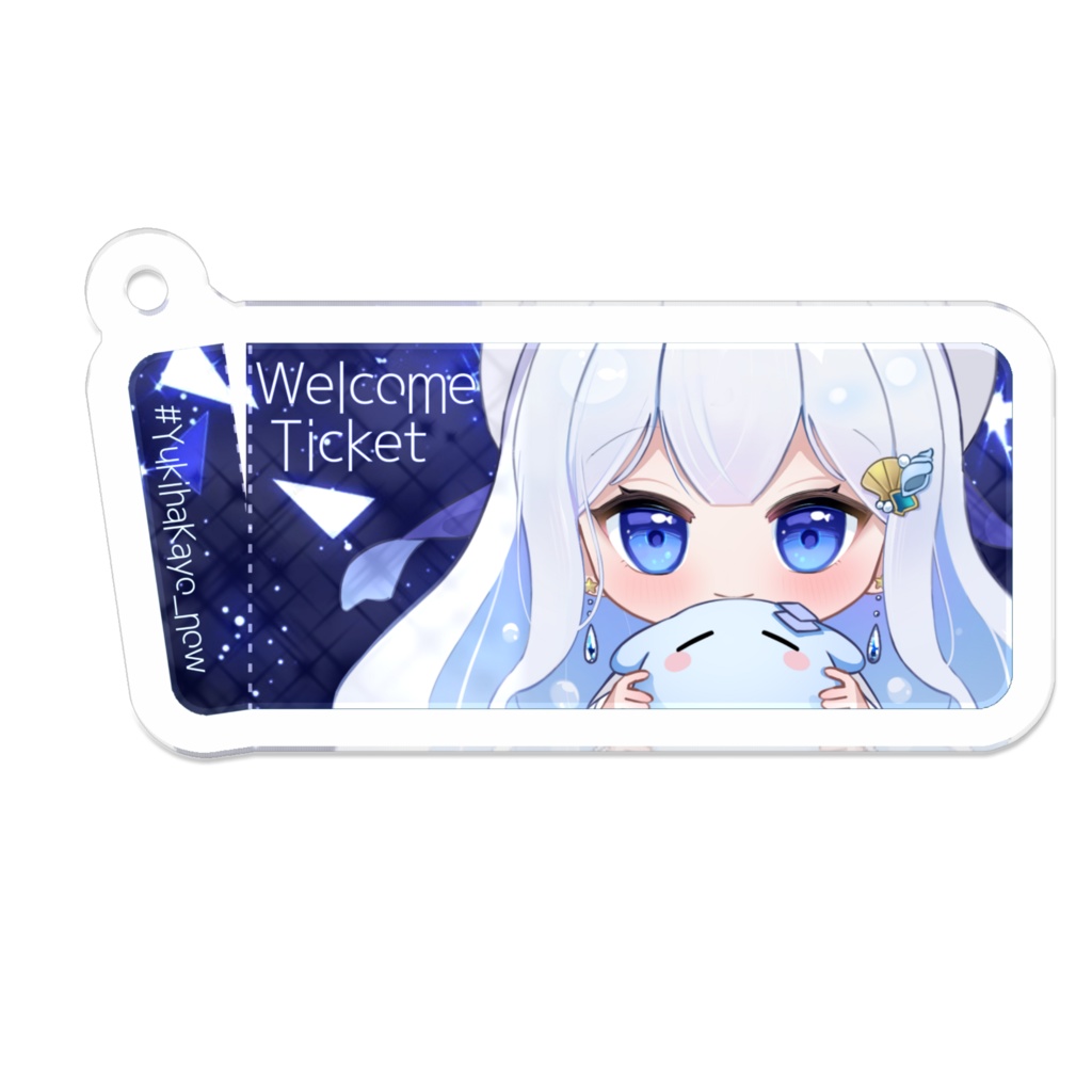 welcomeバナー アクリルキーホルダー