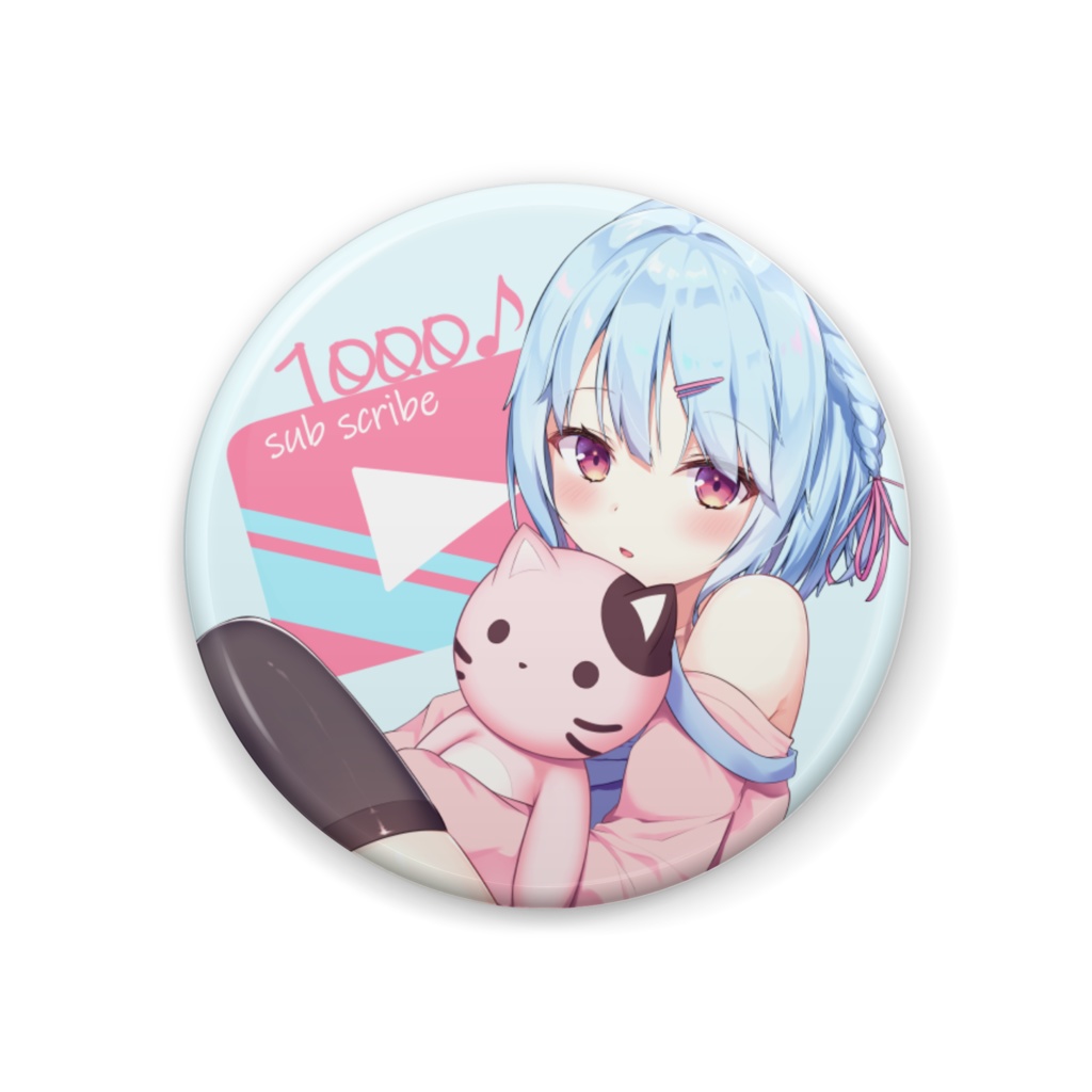 1000記念缶バッチA