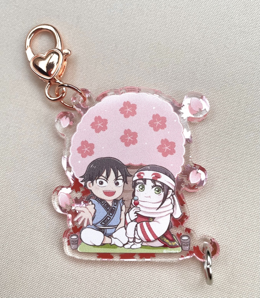 お花見信瘣　アクリルキーホルダー