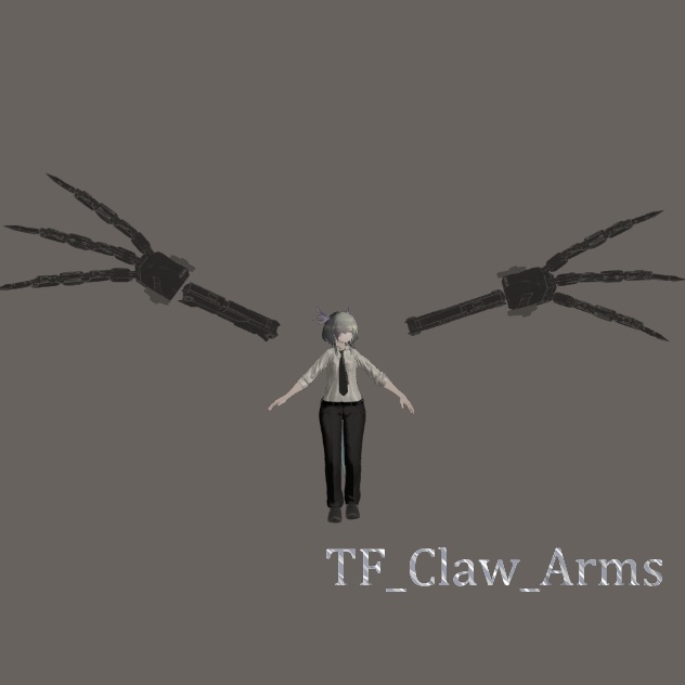 【VRC想定】TF_Claw_Arms【Modular Avatar対応】