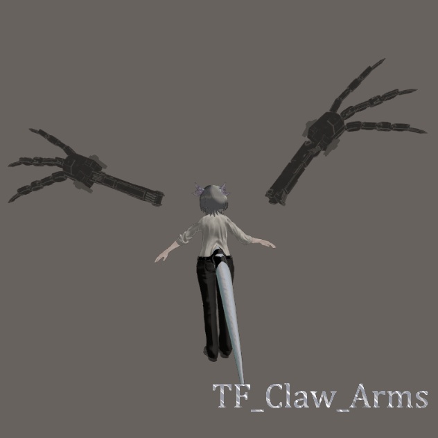 【VRC想定】TF_Claw_Arms【Modular Avatar対応】
