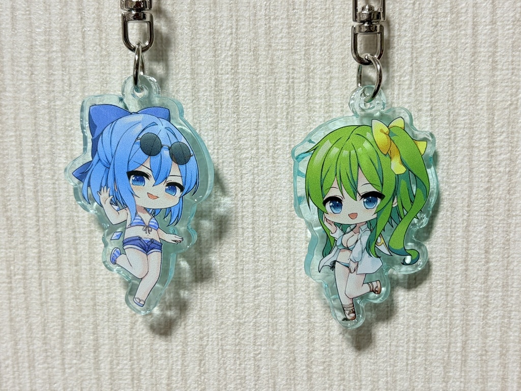 大チルちびキャラ水着アクキー