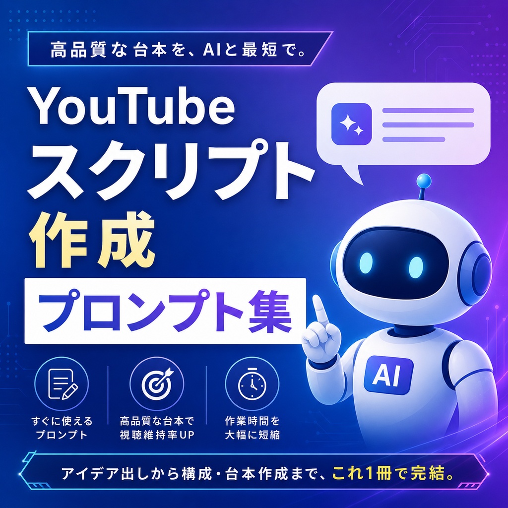 YouTubeスクリプト作成プロンプト集