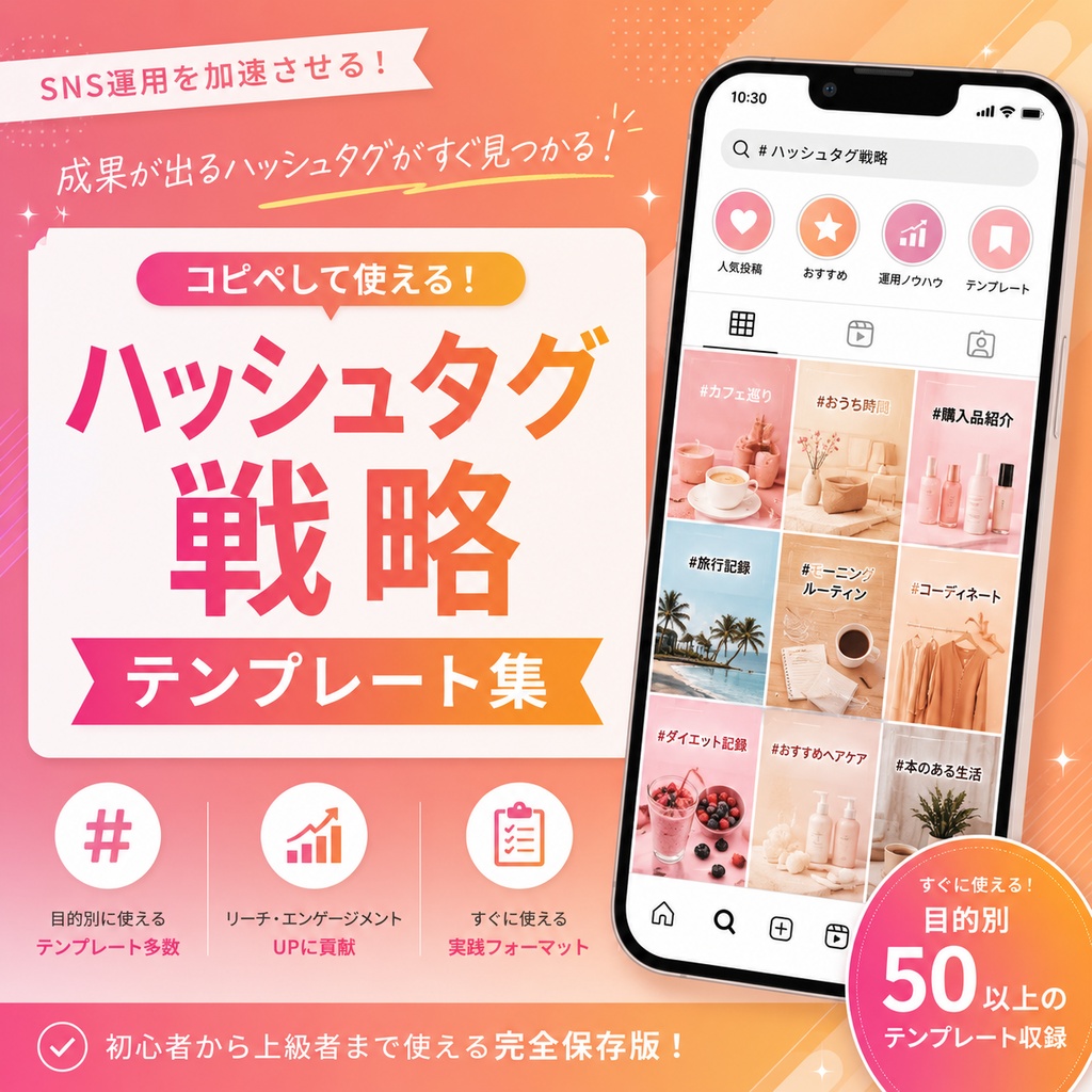 ハッシュタグ戦略テンプレート集
