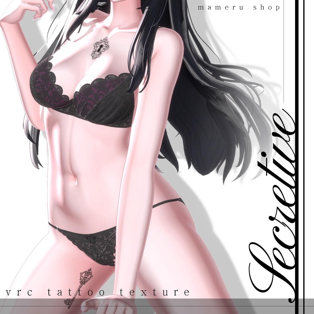 ðSALEð VRC tattoo texture ðïžsecretiveðïžã12avartarã