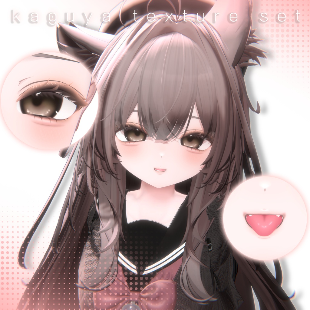 💖SALE💖kaguya peach make up&eyes🦊