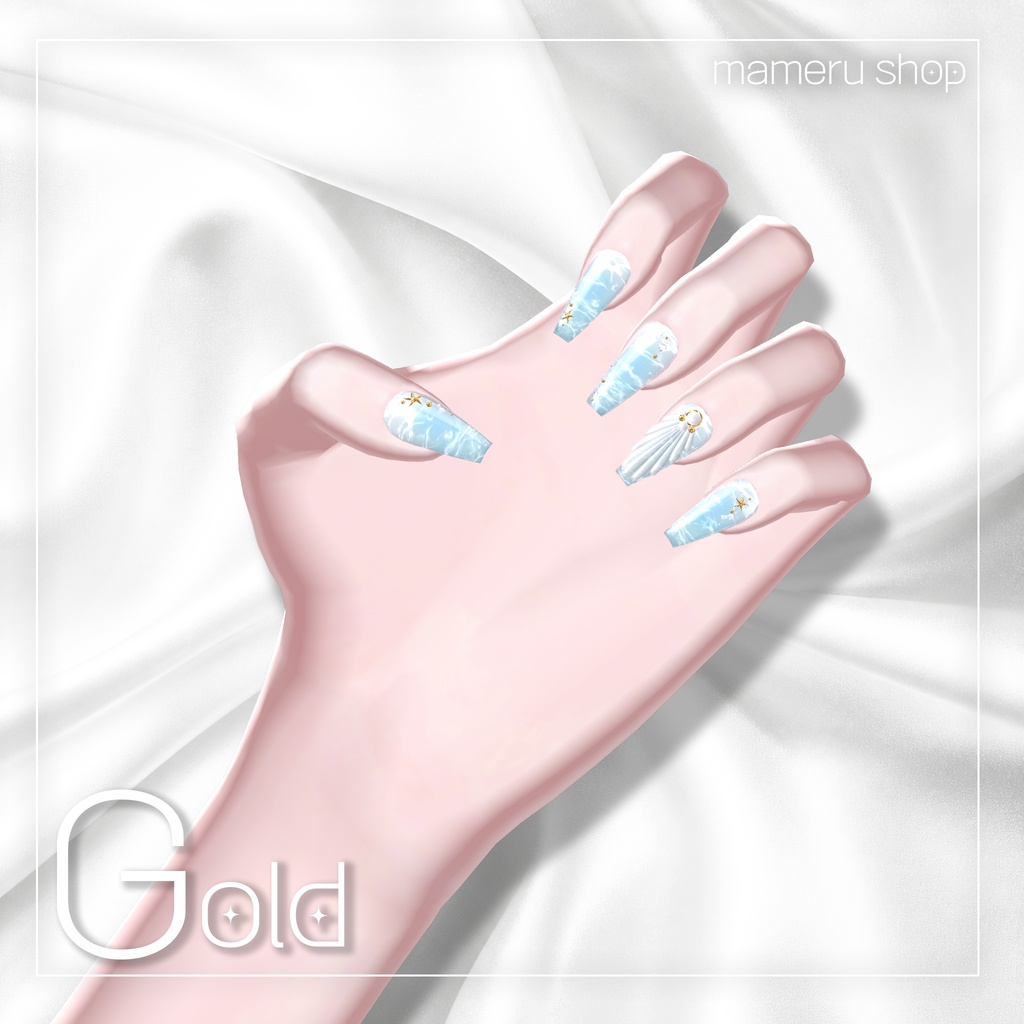 ❤️𝑺𝑨𝑳𝑬❤️【13avatar】動く!Summer nail🌊