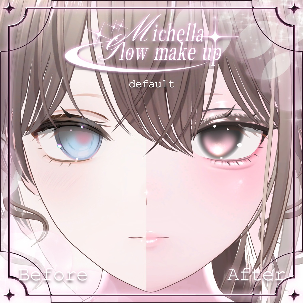 ❤️FREE eyes texture❤️【michella対応】golw make up+eyes✨
