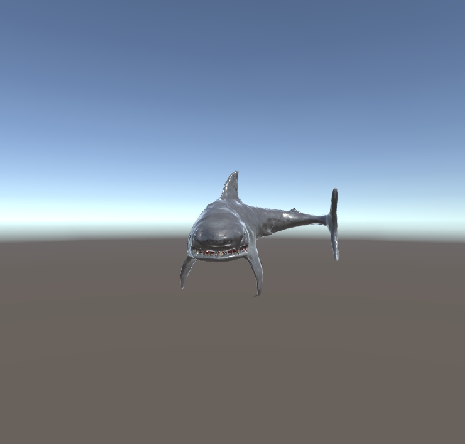 サメ 3D unityパッケージ