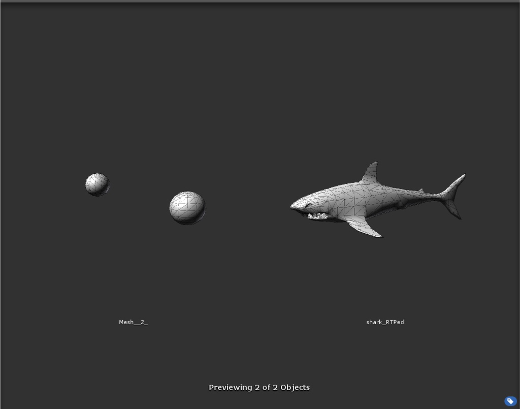 サメ 3D unityパッケージ