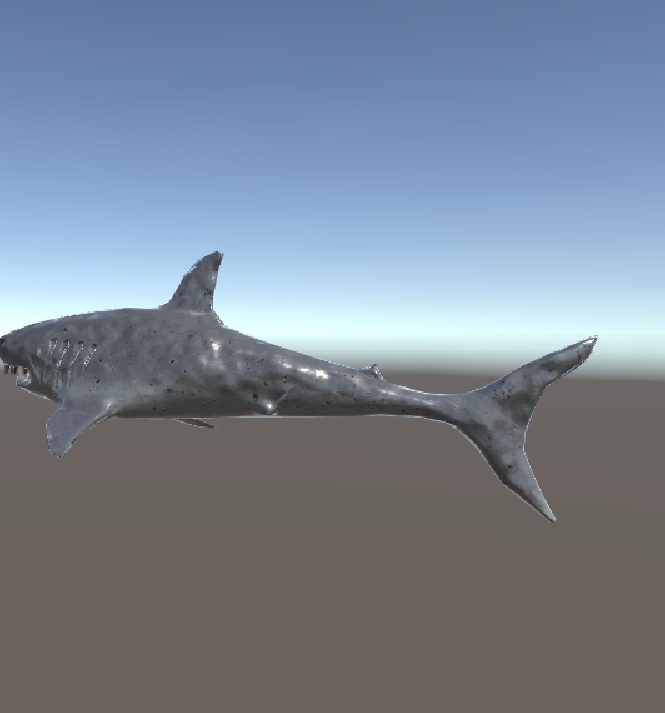 サメ 3D unityパッケージ