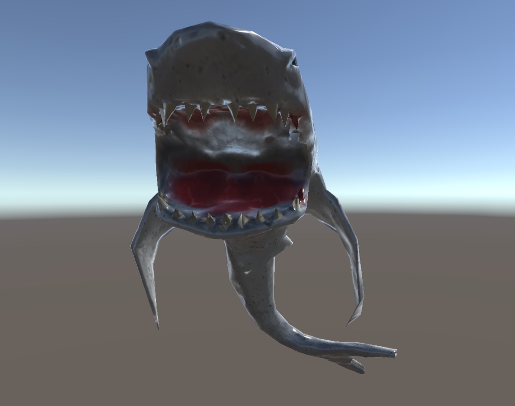 サメ　3D　unityパッケージ