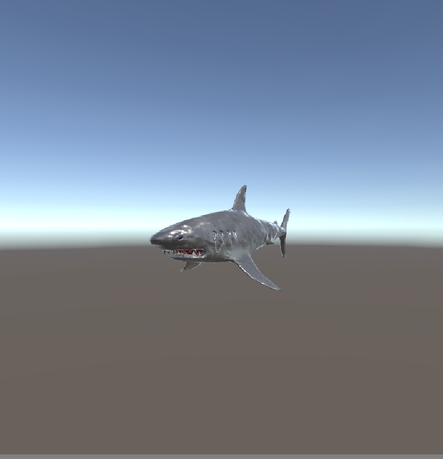 サメ 3D unityパッケージ