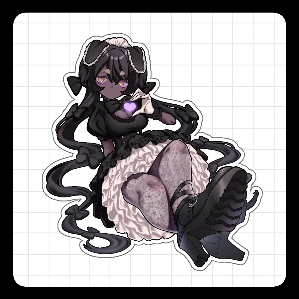 ステッカー『黒犬』