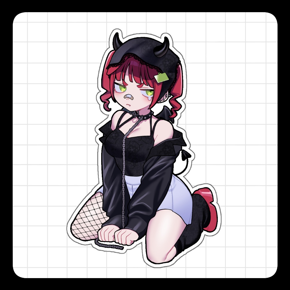 ステッカー『負け犬』