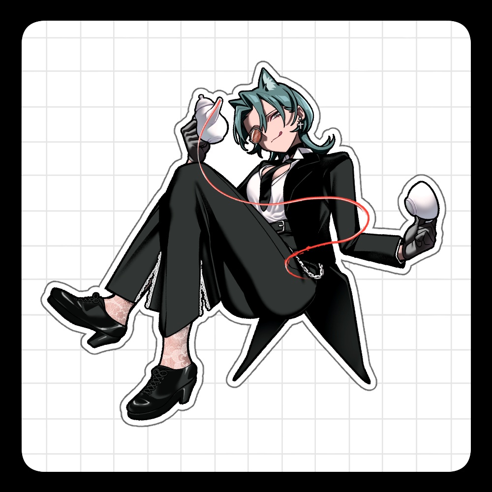 ステッカー『狂犬』