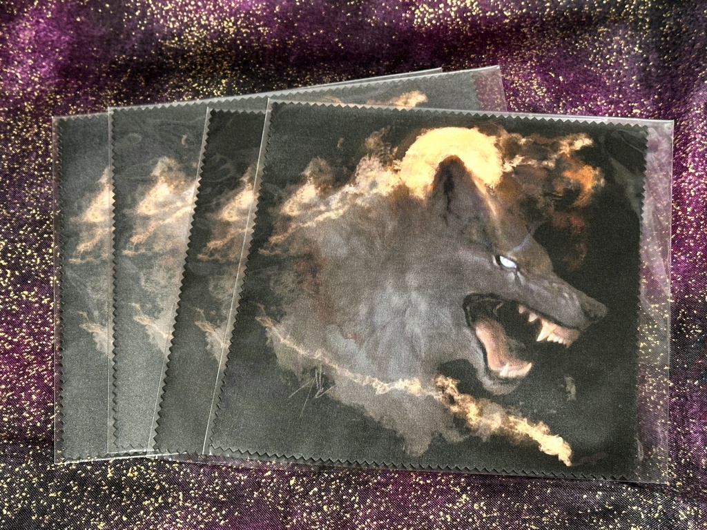 マイクロファイバークロス【月と狼】