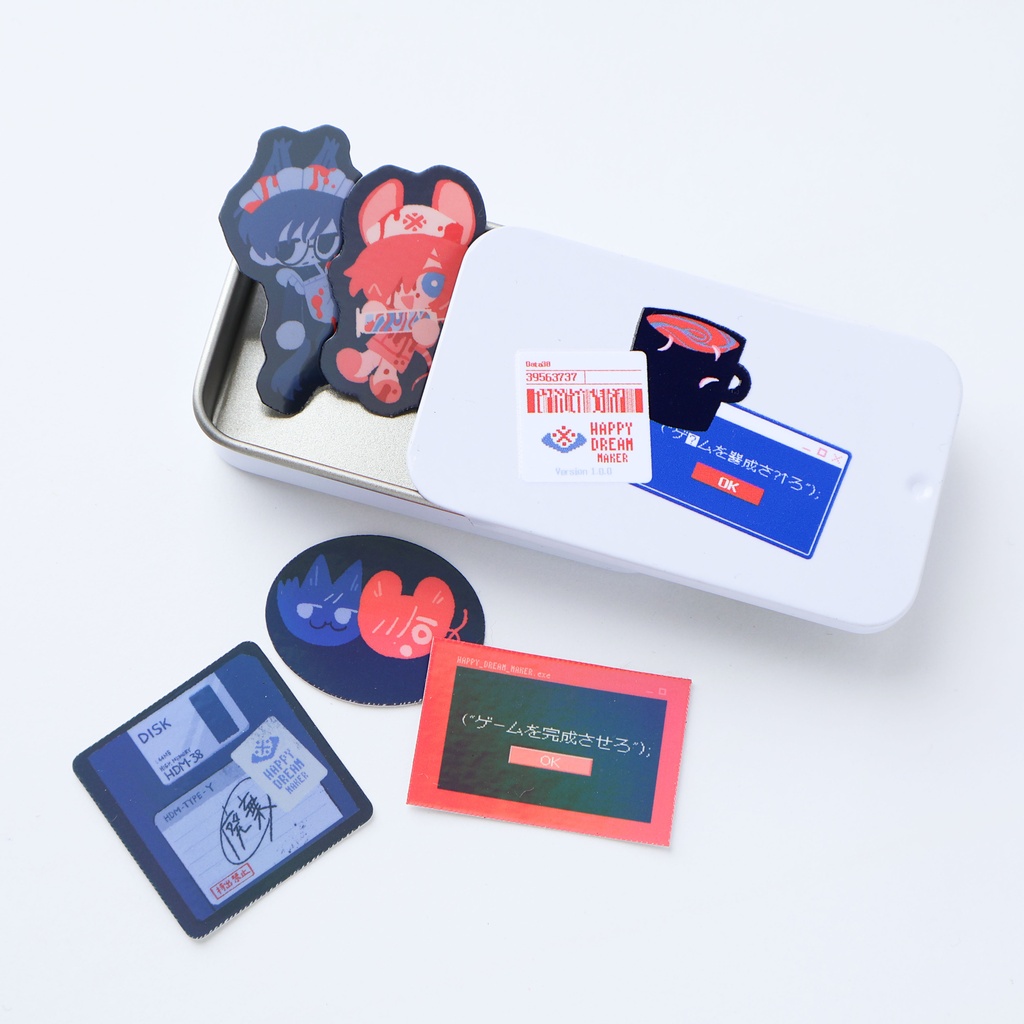 [予告]【※This Game Is Not Real.】ステッカー付メンタム缶