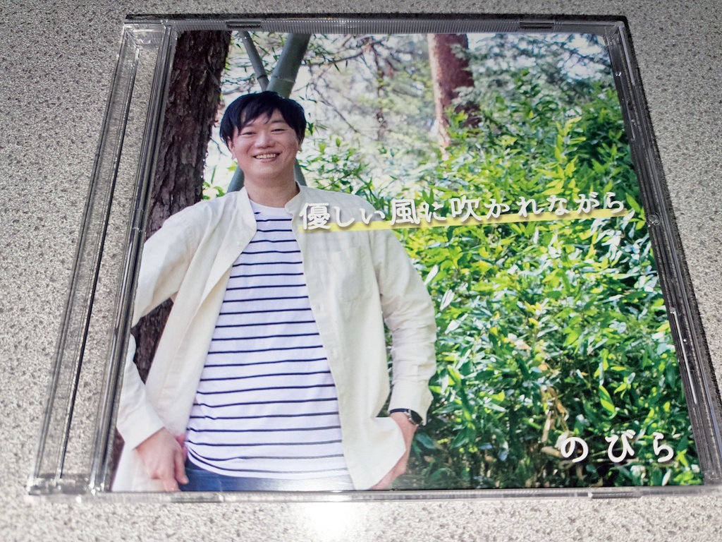 CD版『優しい風に吹かれながら』のびら 1st セルフカバーアルバム