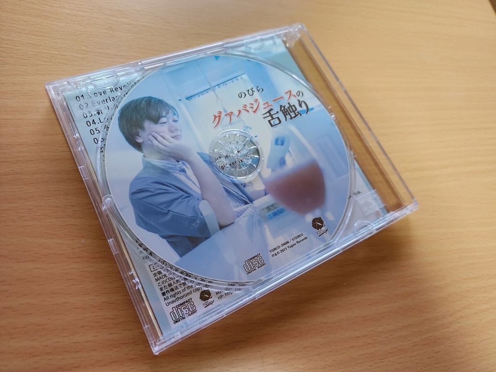 CD版『グァバジュースの舌触り』のびら 2ndセルフカバーアルバム