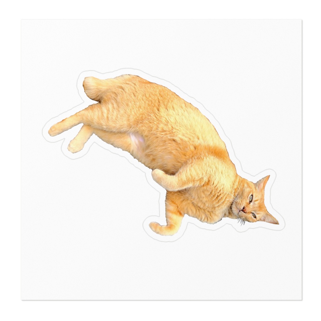 寝そべりテト ステッカー