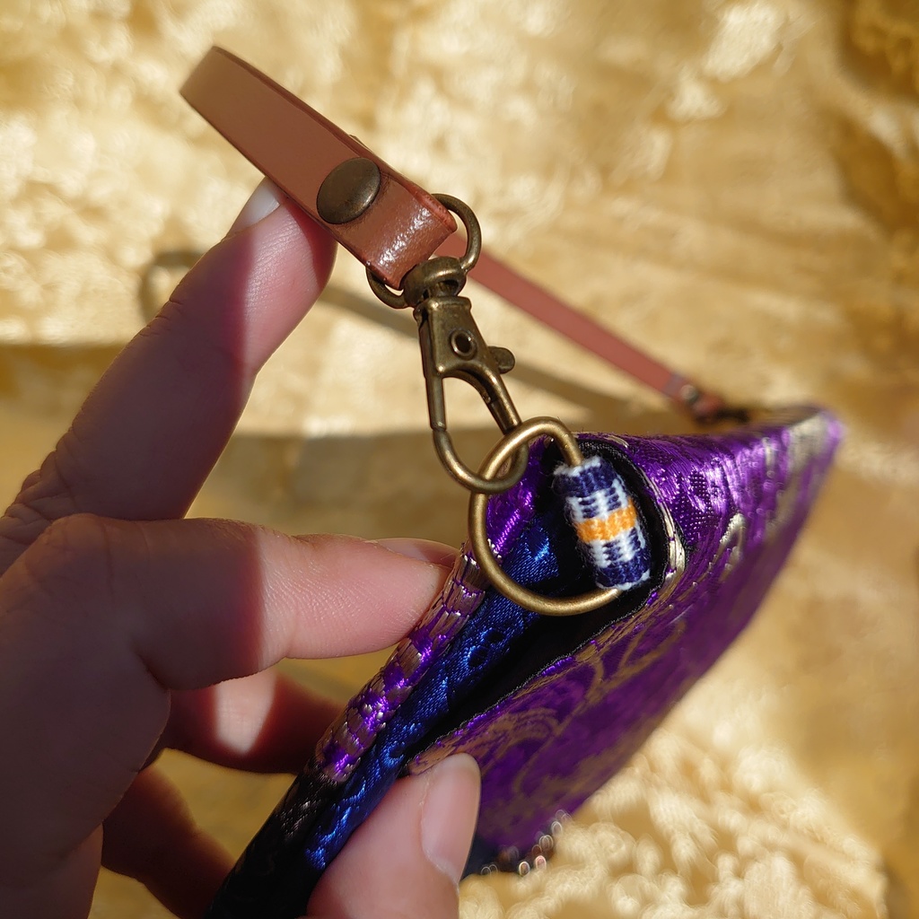 💮袱紗風ぺたんこポーチ