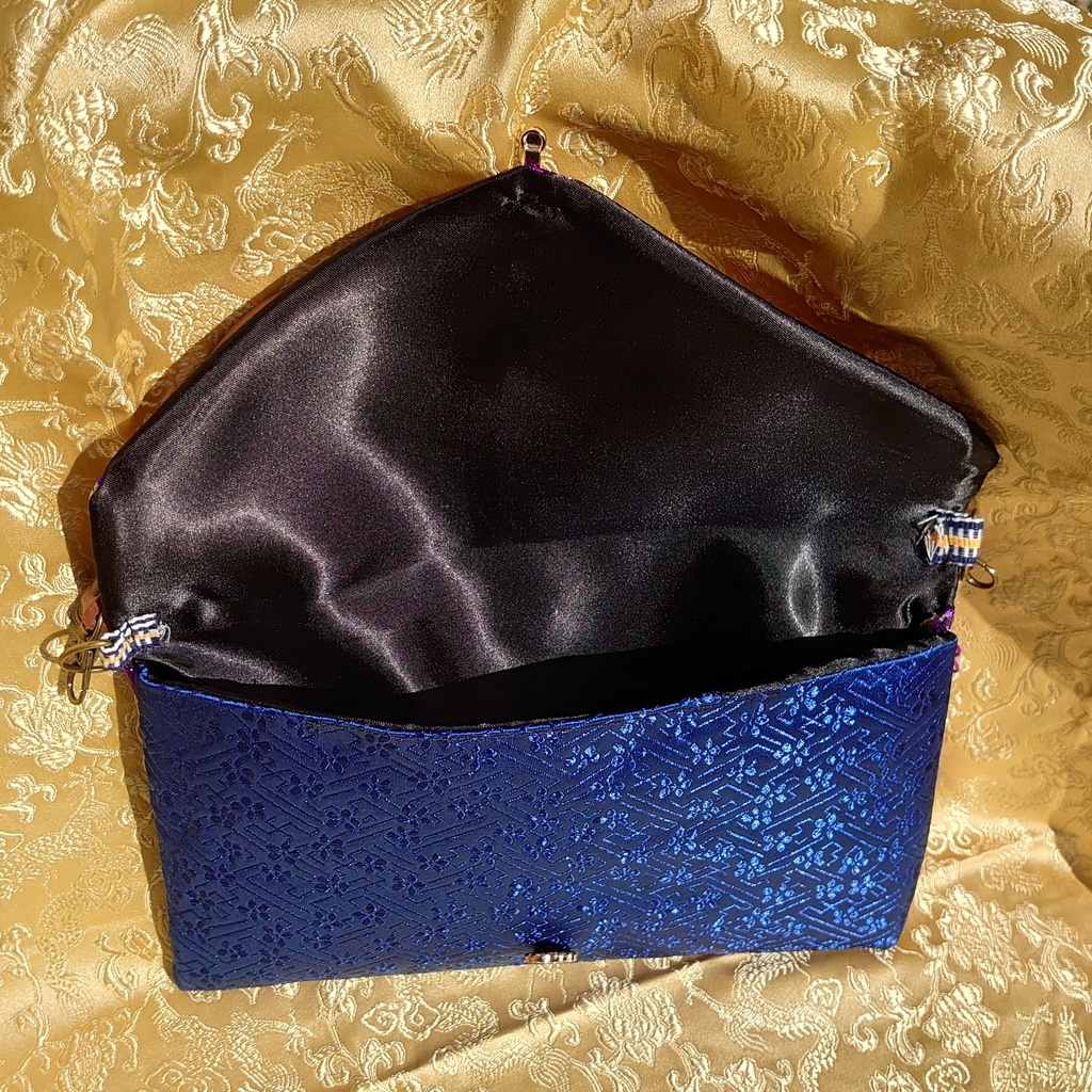 💮袱紗風ぺたんこポーチ