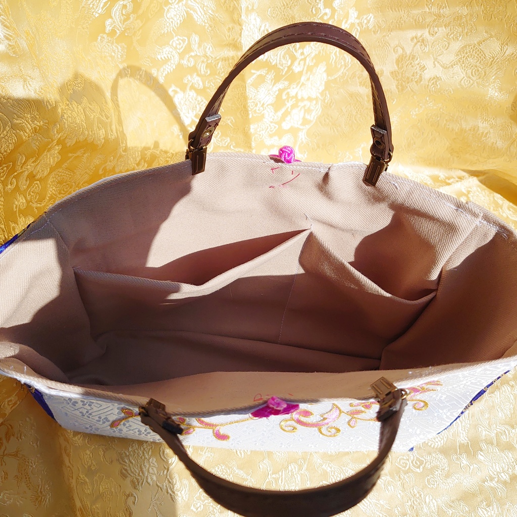 💮マチ付き布バッグ