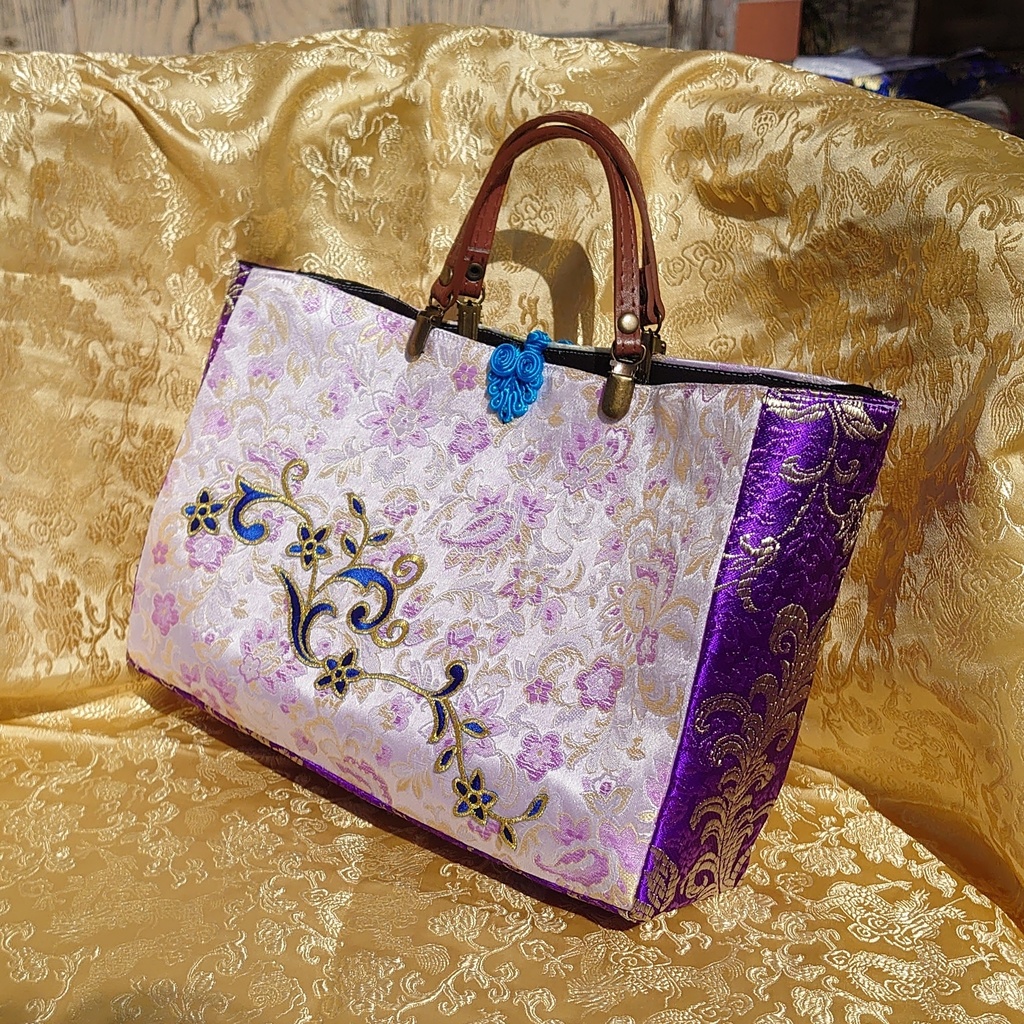 💮マチ付き布バッグ