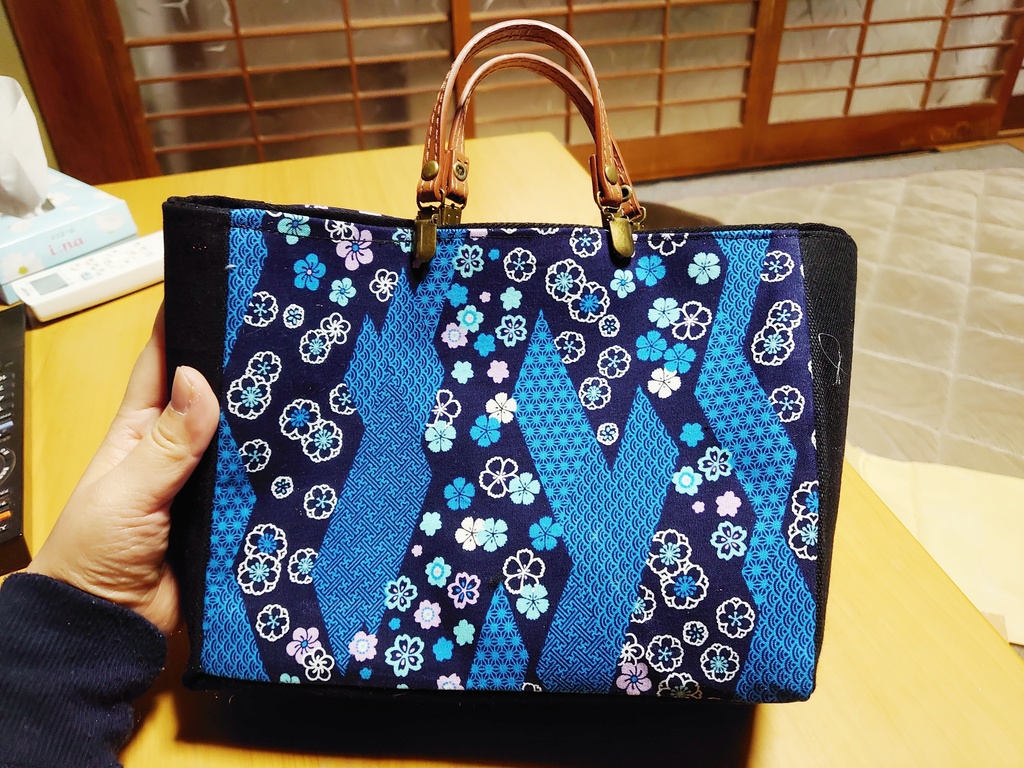 💮マチ付き布バッグ