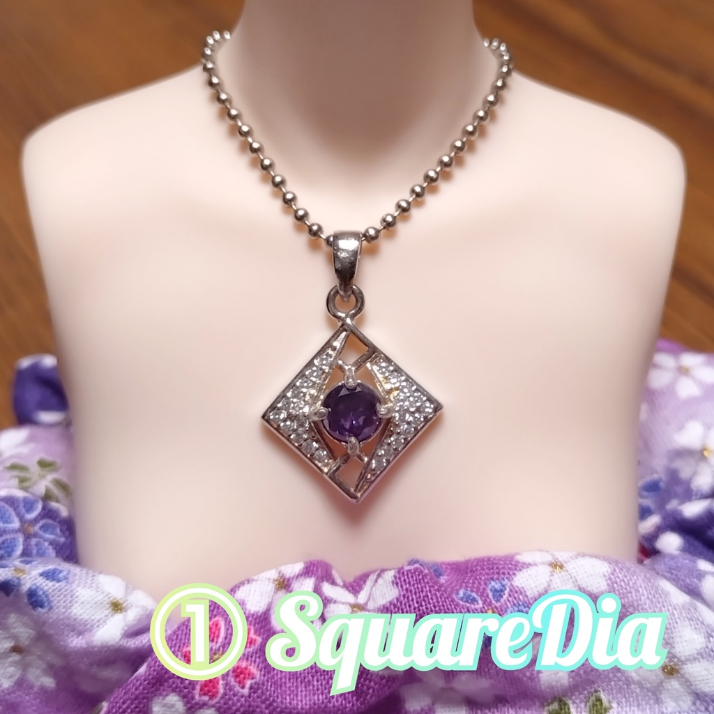 💮ドールネックレス☆5mmキュービックジルコニア
