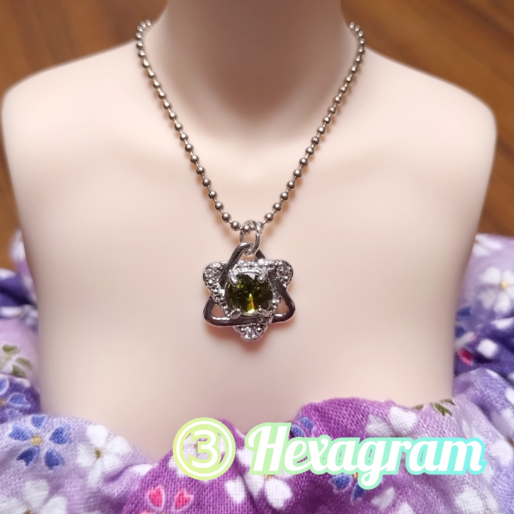 💮ドールネックレス☆5mmキュービックジルコニア