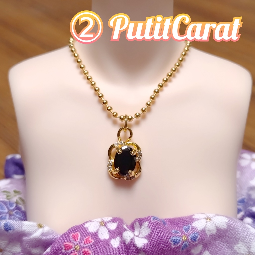 💮ドールネックレス☆5✕7mmキュービックジルコニア