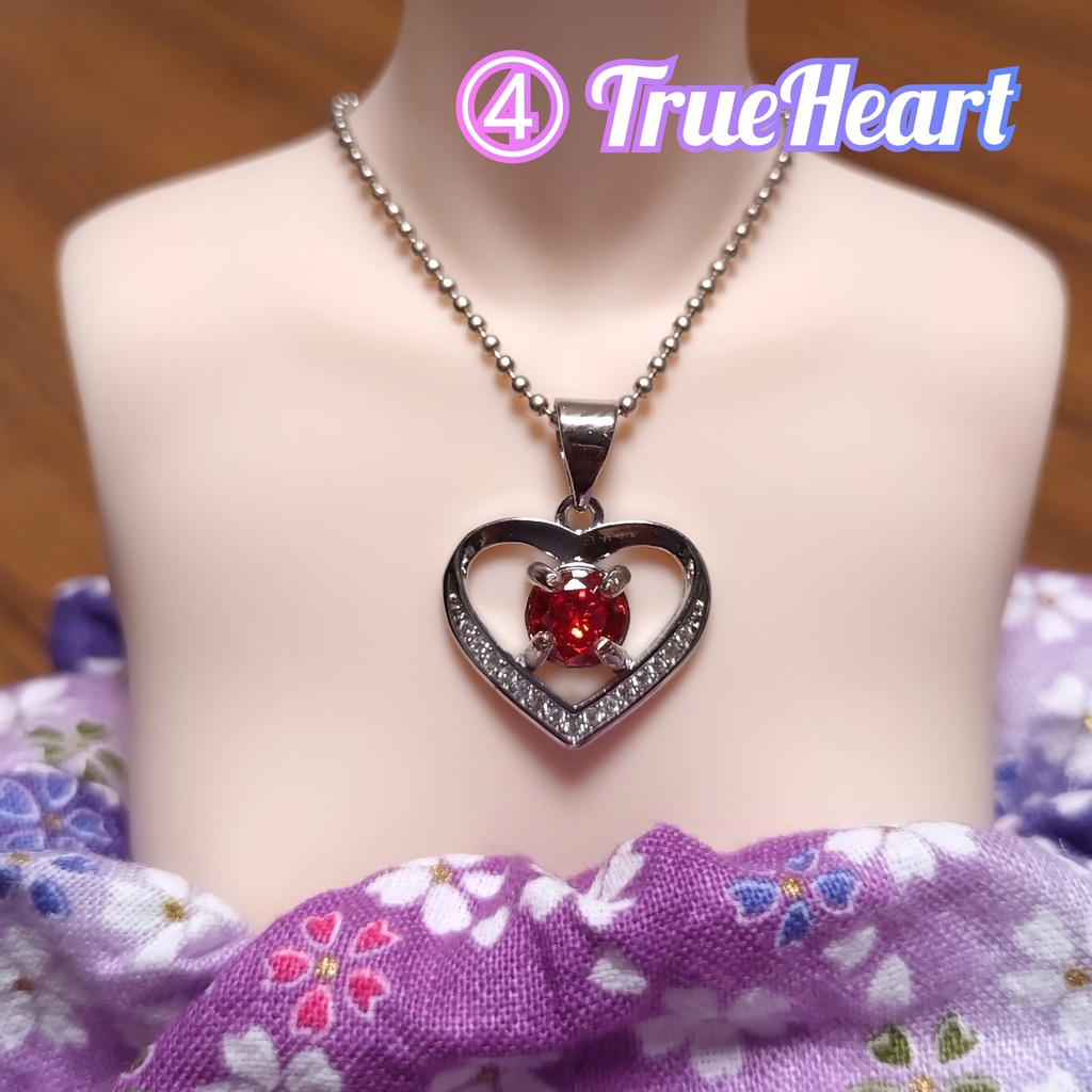 💮ドールネックレス☆6mmキュービックジルコニア