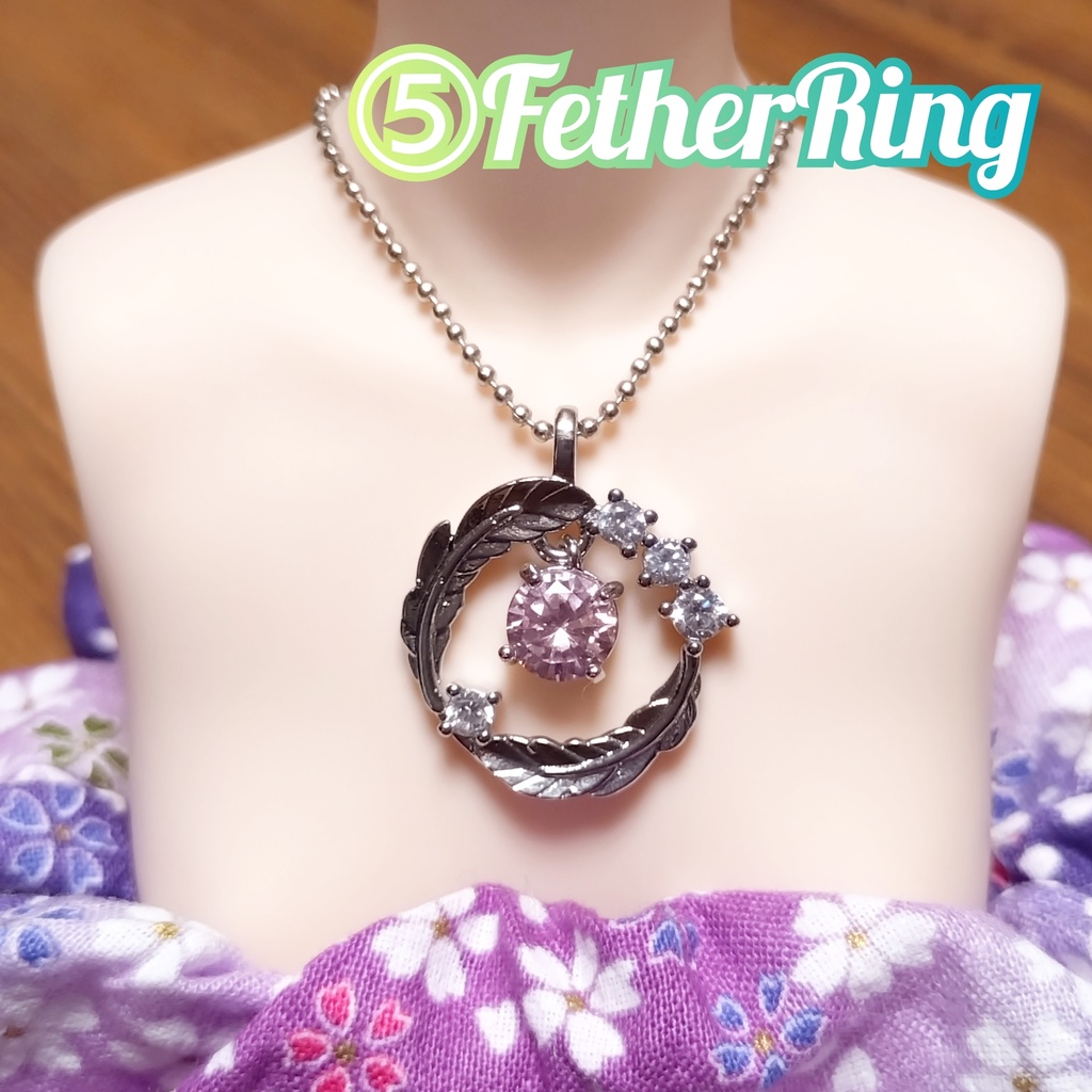 💮ドールネックレス☆6mmキュービックジルコニア