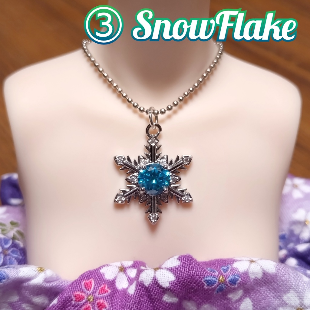 💮ドールネックレス☆6mmキュービックジルコニア