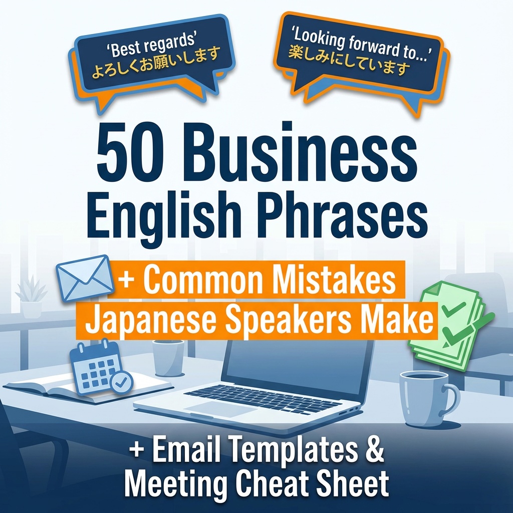 Business English Made Easy 🇯🇵 – Phrases, Mistakes & Templates