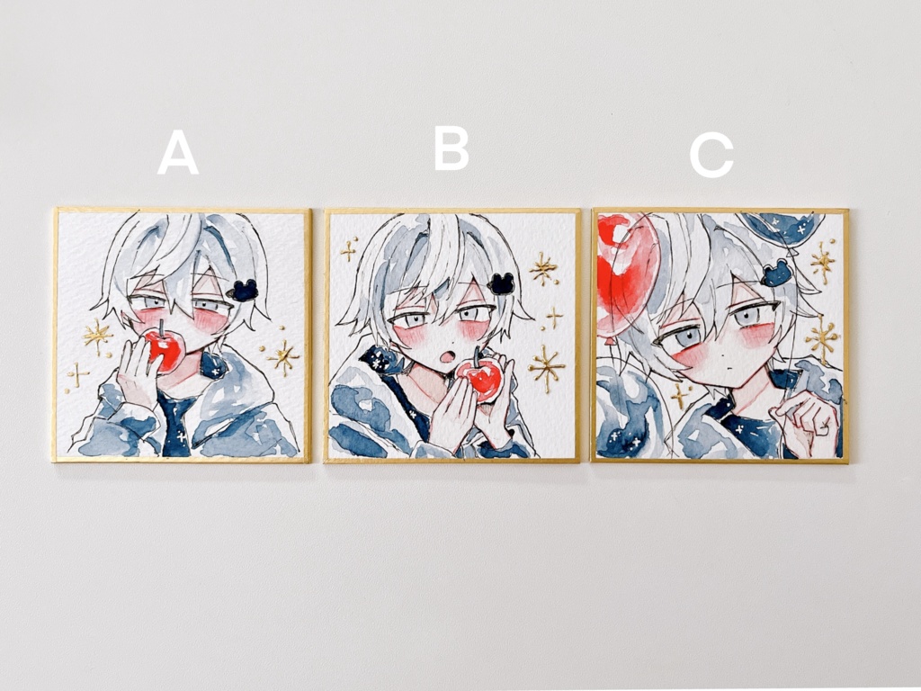 【3/20(金)夜8時 販売】豆色紙原画