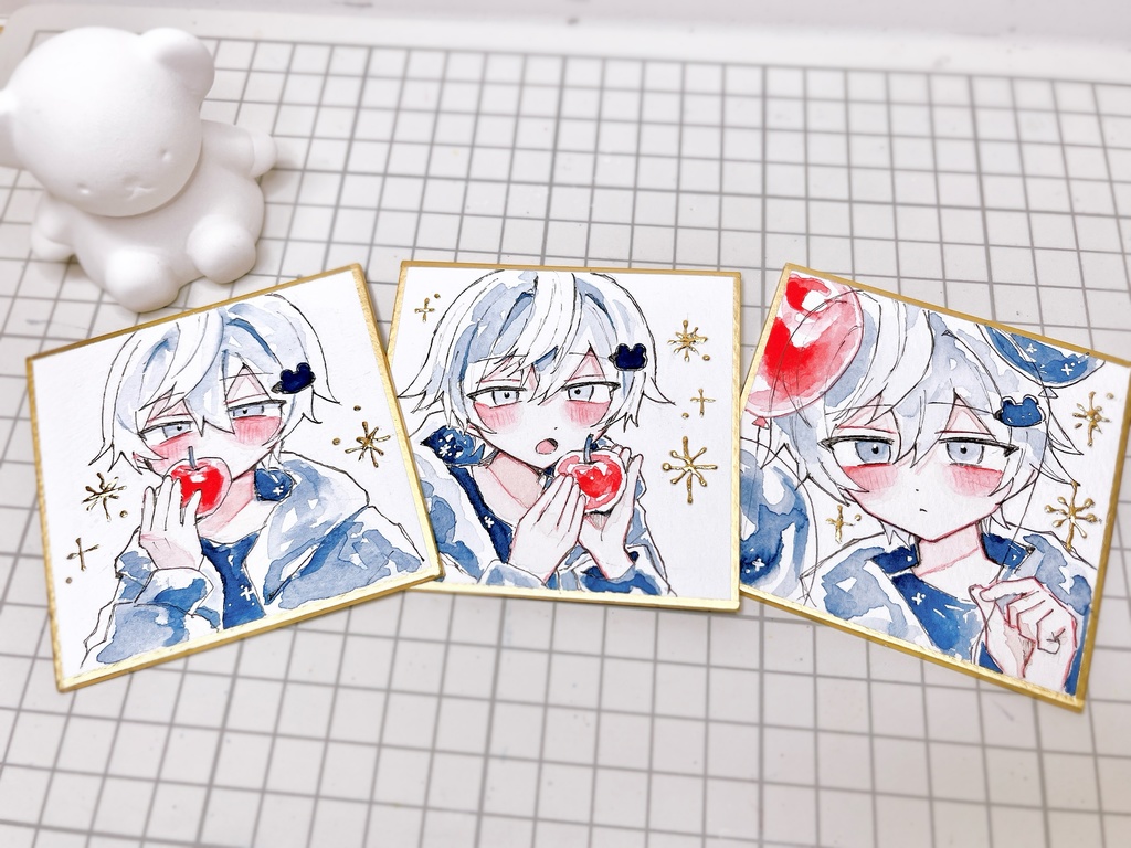 【3/20(金)夜8時 販売】豆色紙原画