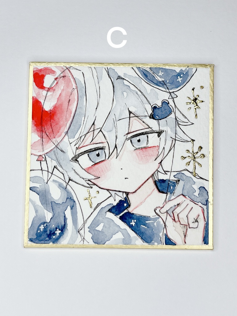 【3/20(金)夜8時 販売】豆色紙原画