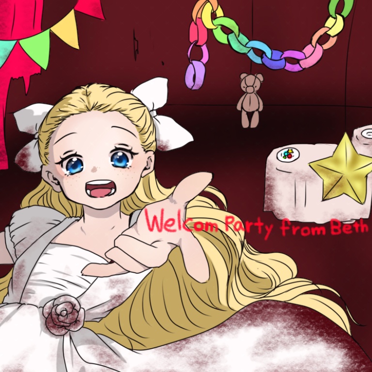 welcome from party Bethの素材（ゆるめ）