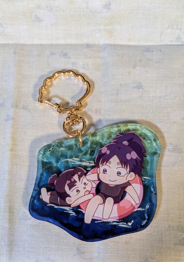【金＋こへ】水面アクリルキーホルダー