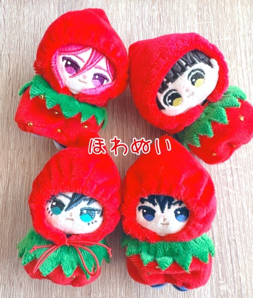 ほわぬいなりすまし（8㎝フルーツおようふく）